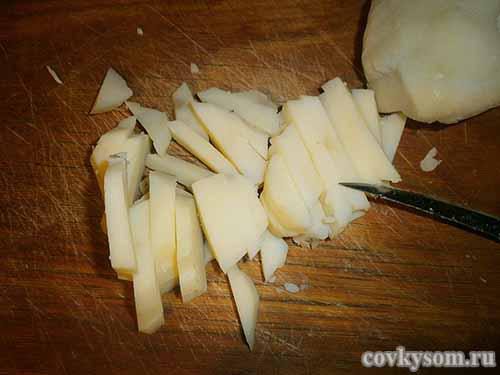 картофель брусочками