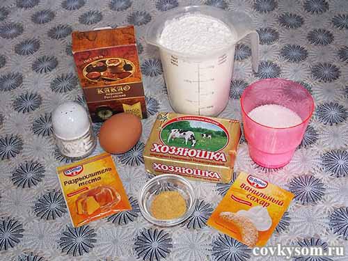 продукты для печенья