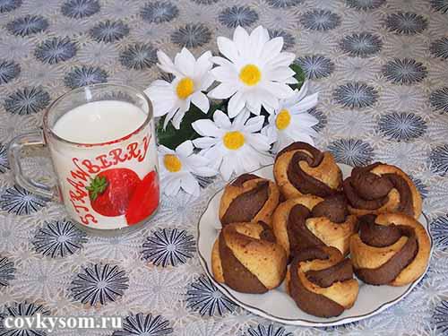 печенье с молоком