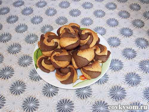 печенье в виде цветочка