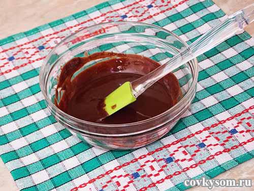 растопленный шоколад