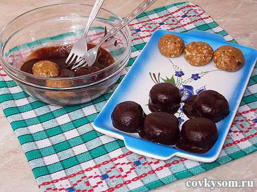 шарики в шоколаде