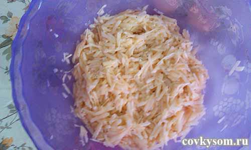 сырой картофель со специями