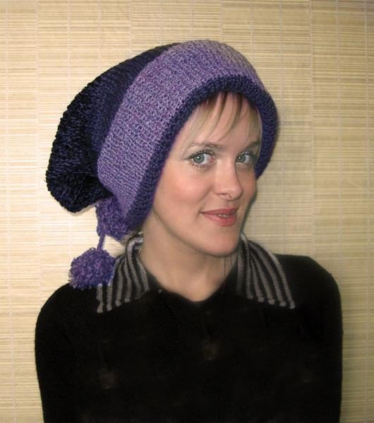 Вязание: удобная многовариантная шапка-шарф