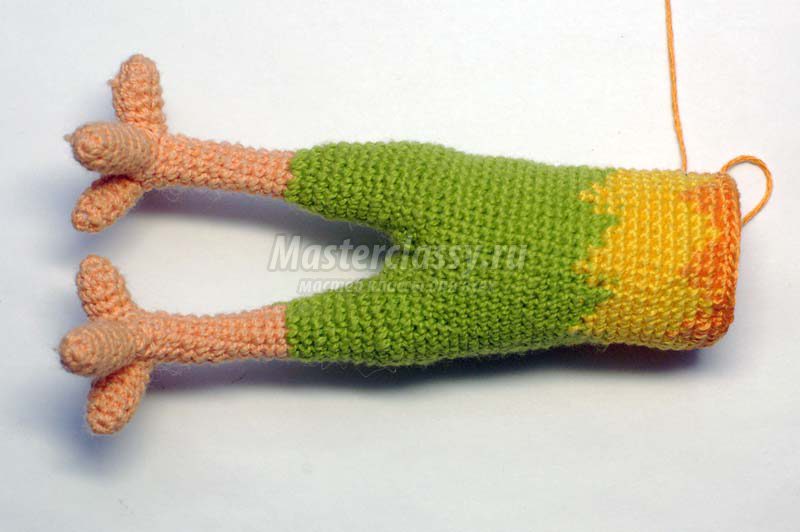 петух амигуруми схема