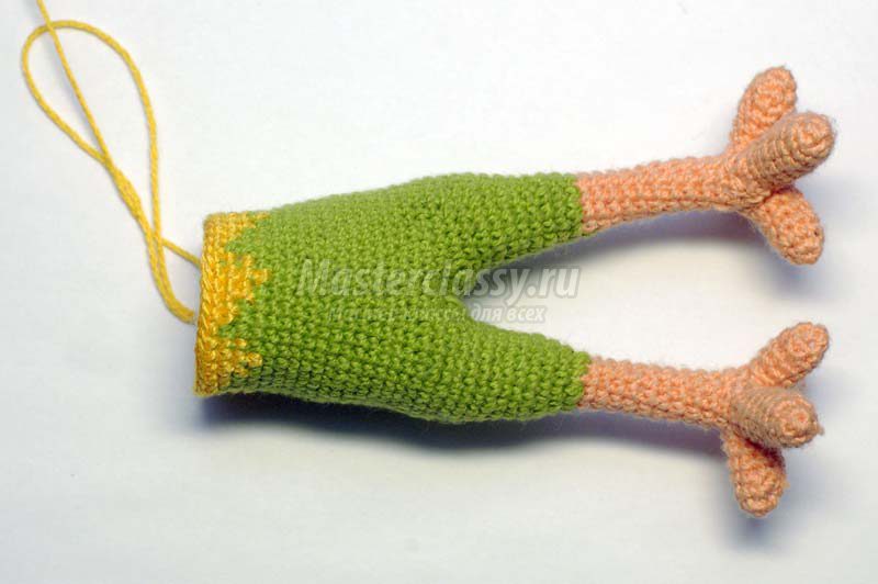 петух амигуруми схема