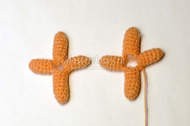 Петух амигуруми
