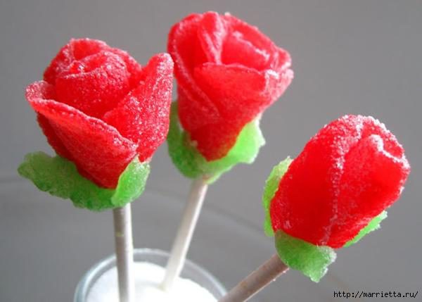 Сладкие розочки из мармеладок. Мастер-классы (27) (600x429, 145Kb)