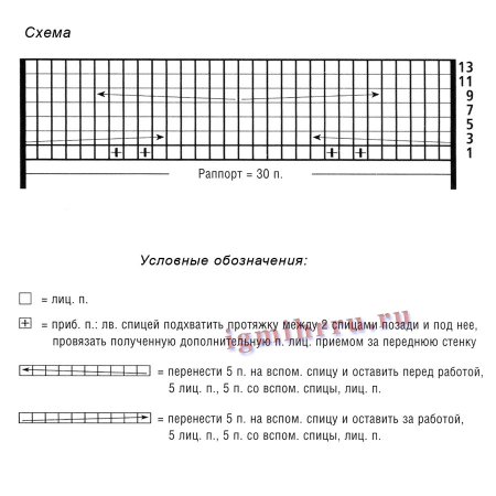 Удлинённый жилет с витым узором