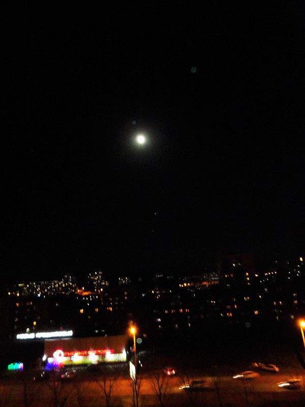 Суперлуние во Владивостоке