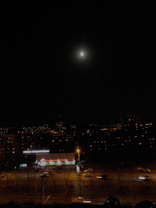 Суперлуние во Владивостоке