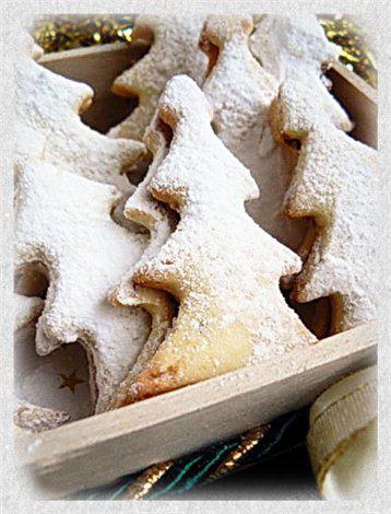 Печенье «Заснеженные ёлочки»