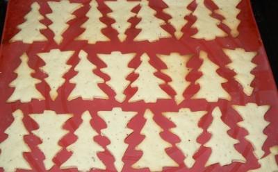 Печенье «Заснеженные ёлочки»