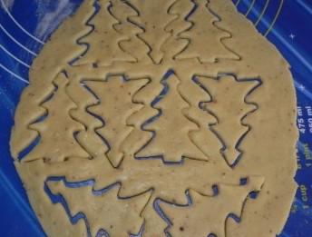 Печенье «Заснеженные ёлочки»