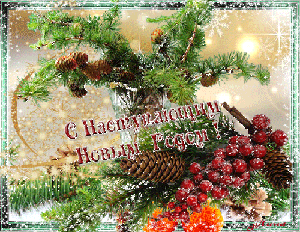 С наступающим!