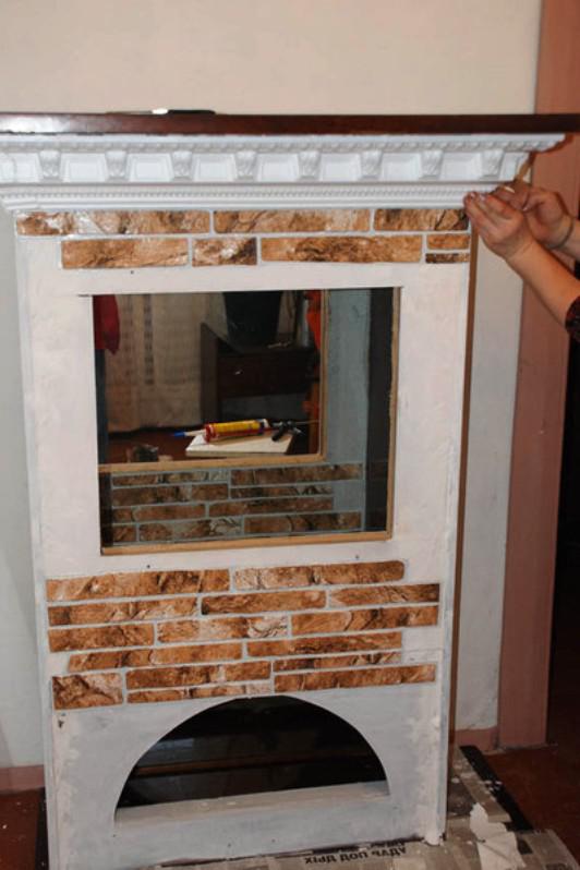 облицовка фальш-камина