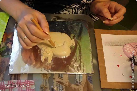 Мастер-класс Поделка изделие Лепка Кот на колбасе - Мастер класс Тесто соленое фото 33