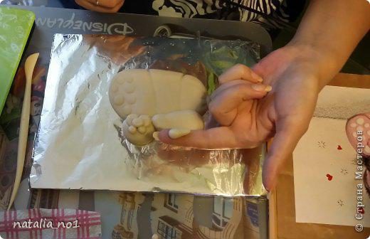 Мастер-класс Поделка изделие Лепка Кот на колбасе - Мастер класс Тесто соленое фото 27