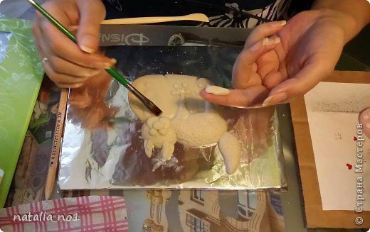 Мастер-класс Поделка изделие Лепка Кот на колбасе - Мастер класс Тесто соленое фото 37