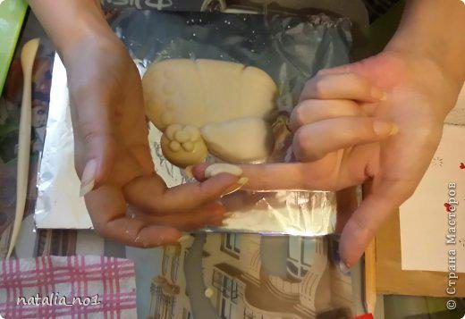 Мастер-класс Поделка изделие Лепка Кот на колбасе - Мастер класс Тесто соленое фото 28