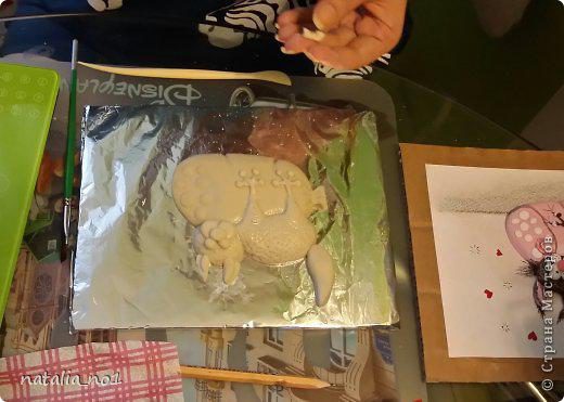 Мастер-класс Поделка изделие Лепка Кот на колбасе - Мастер класс Тесто соленое фото 36