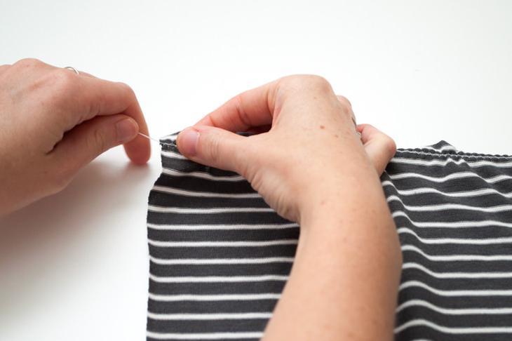 Делаем идеальные сборки на ткани с помощью зубной нити