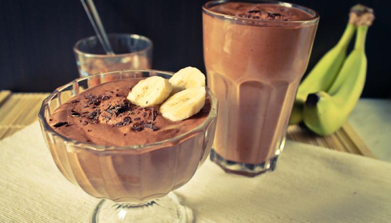 Мороженое из банана и какао - десерт на радость фигуре!