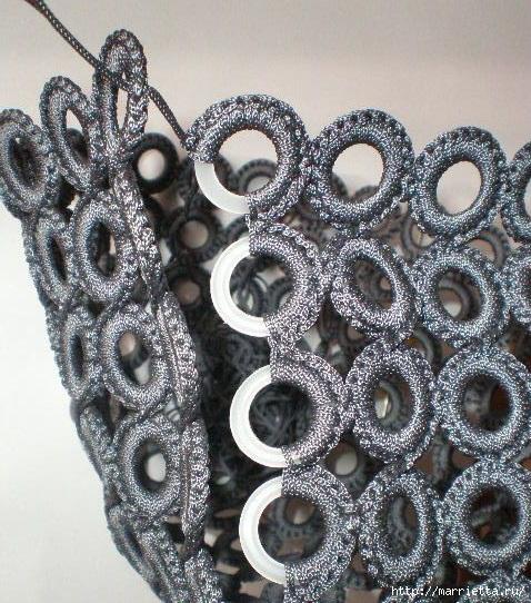 Как связать крючком сумку «Кольца» (6) (478x542, 258Kb)