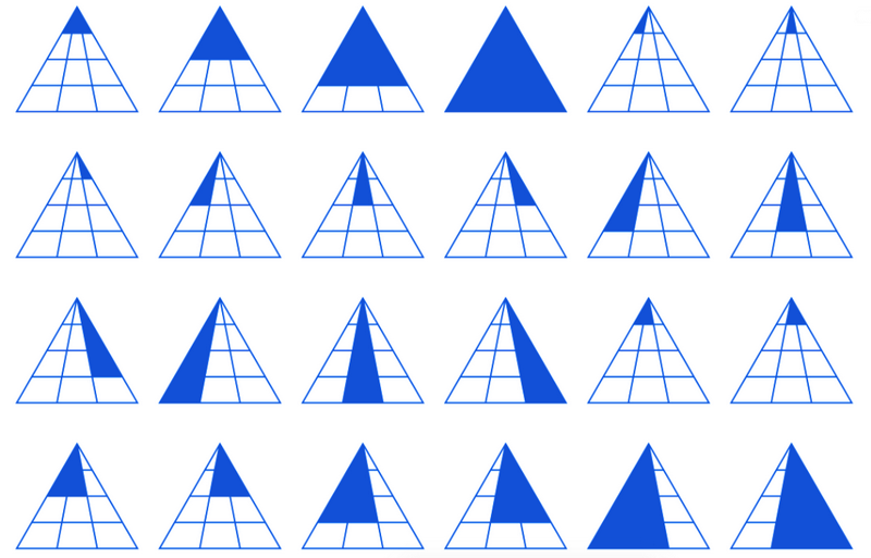 Головоломка сколько треугольников на рисунке