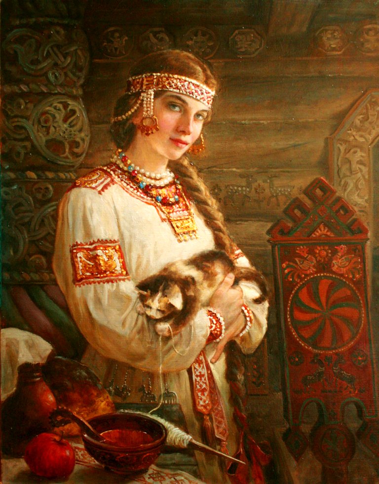 Когда кошки появились на Руси