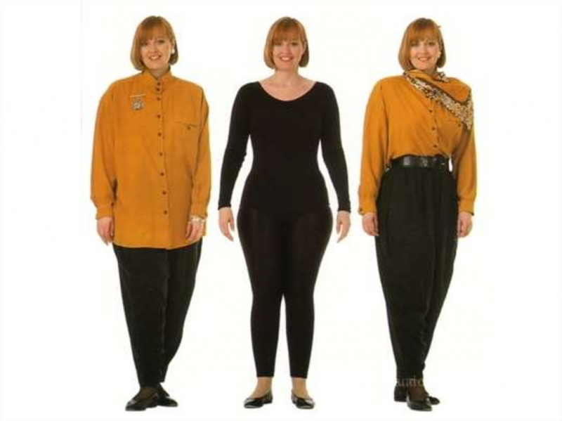 Коррекция фигуры с помощью одежды для женщин до и после