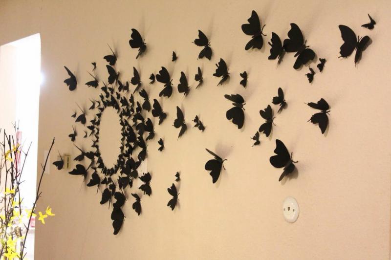 Украшаем квартиру бабочками - просто и эффектно!