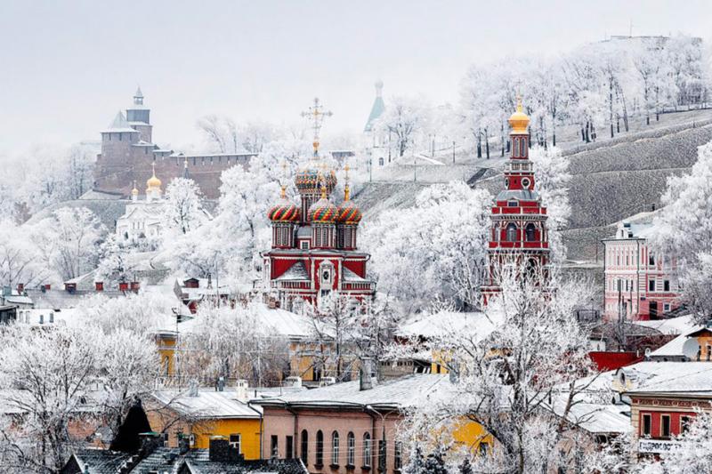 Зимний Нижний Новгород - фото экскурсия по достопримечательностям » Женский Мир