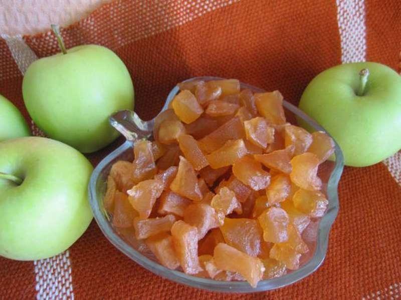 Как приготовить цукаты из яблок - 2 рецепта