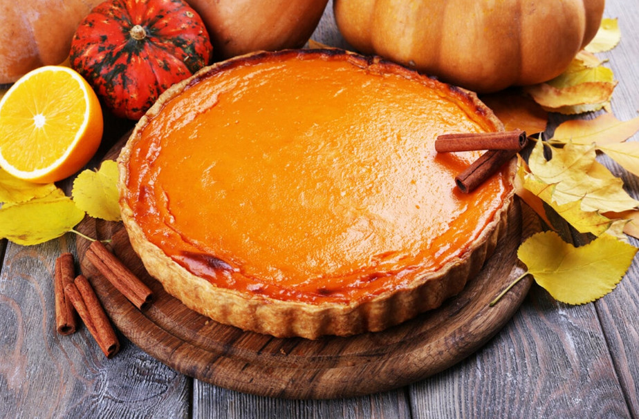 Пирог «Осенняя сказка» — ароматный десерт из тыквы